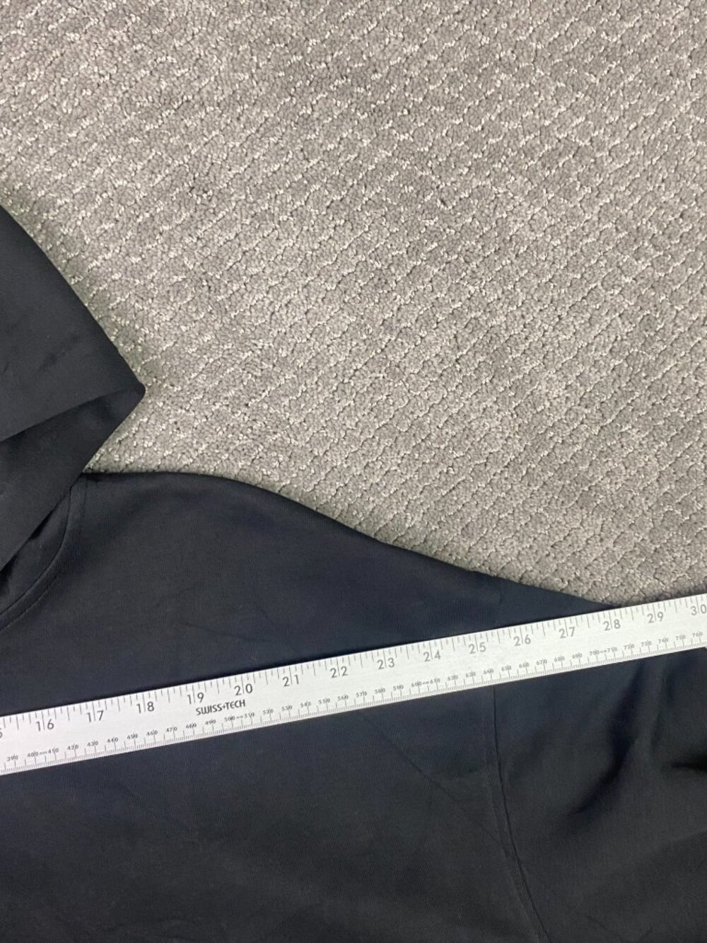 Uniqlo :C Sweat Oversized Full Zip Hoodie Unisex XXL Black Mens Womens - Picture 10 of 12